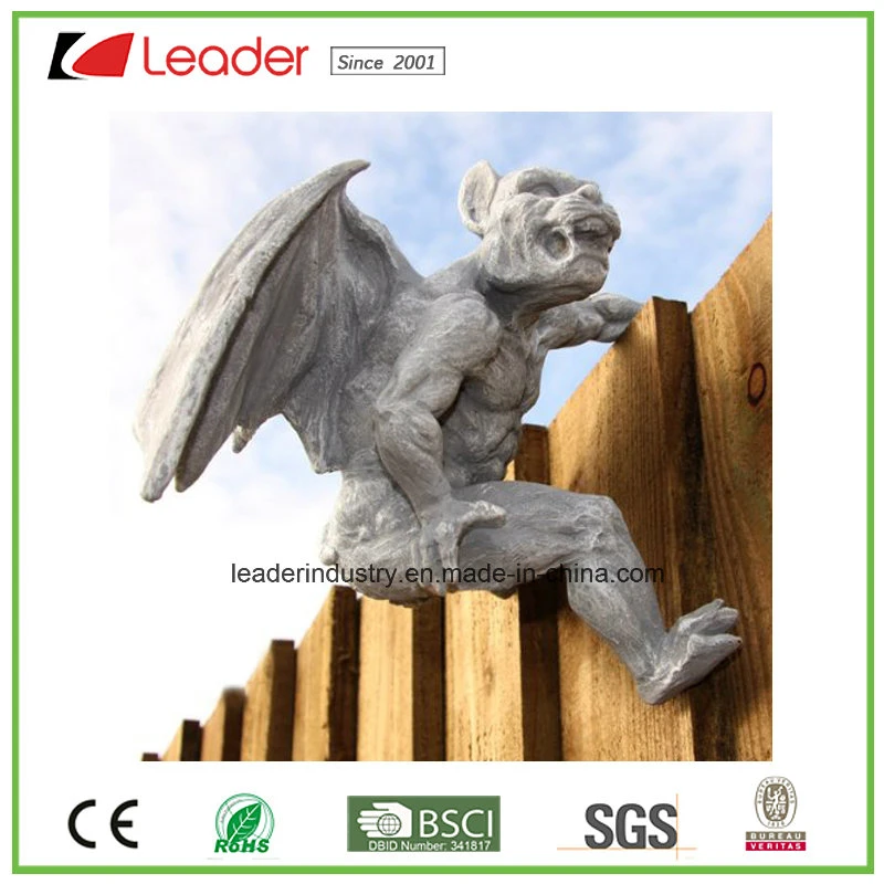 Best-Seller Resin Gargoyle Figurine Climbing for Pot Hanger&Garden Decoration