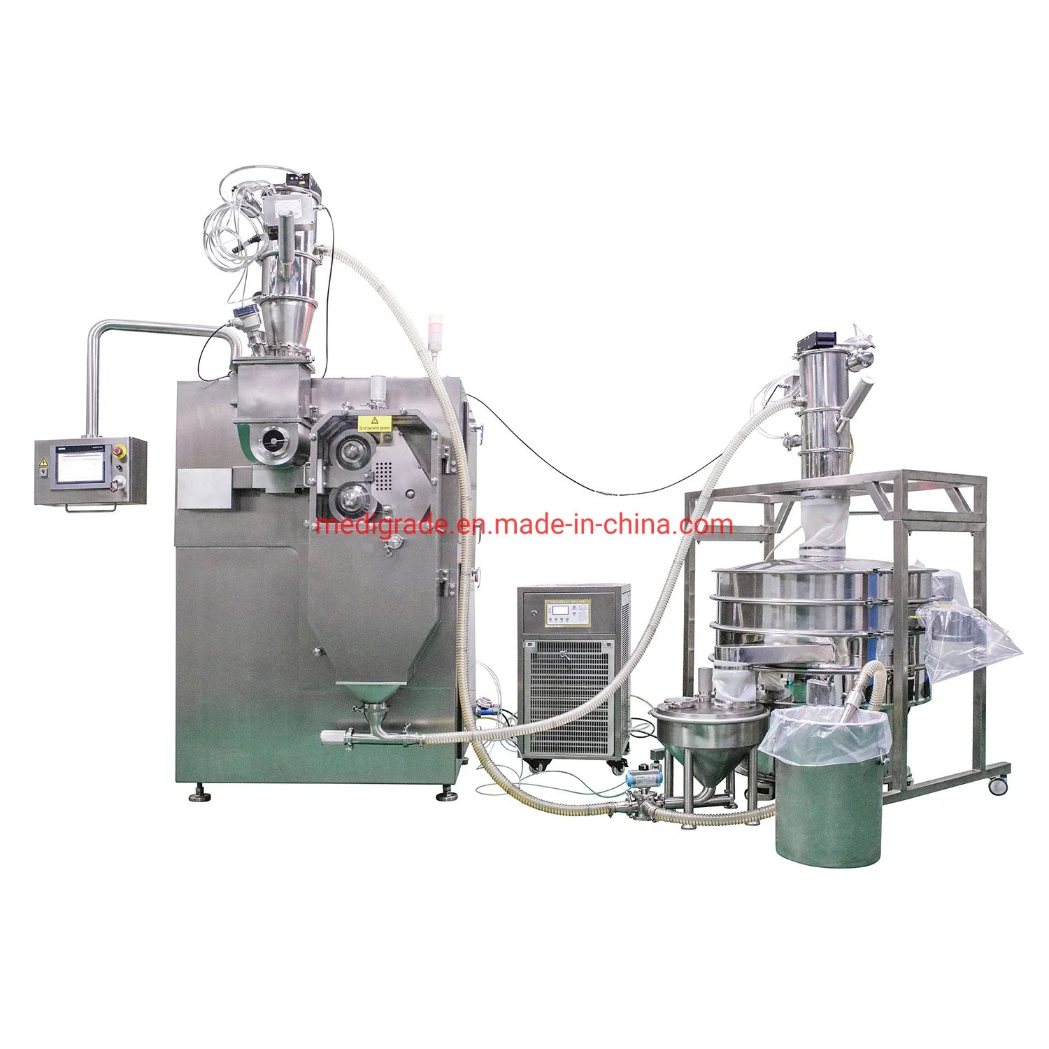 High Effective Dry Type Powder Granulator Pharmaceutical Industry Dry Granulator