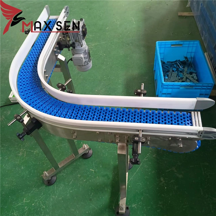 POM Blue Plastic Modular Belt Conveyor System From China Manufacture
