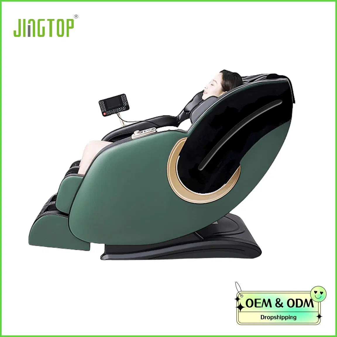 Jingtop Fabrik Preis Bester Preis Shiatsu Timing Control Massage Büro Stuhl