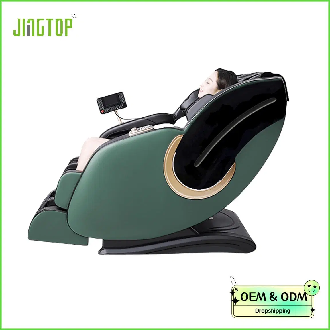 Jingtop Factory Price Best Price Shiatsu Timing Control Massage Office Chair