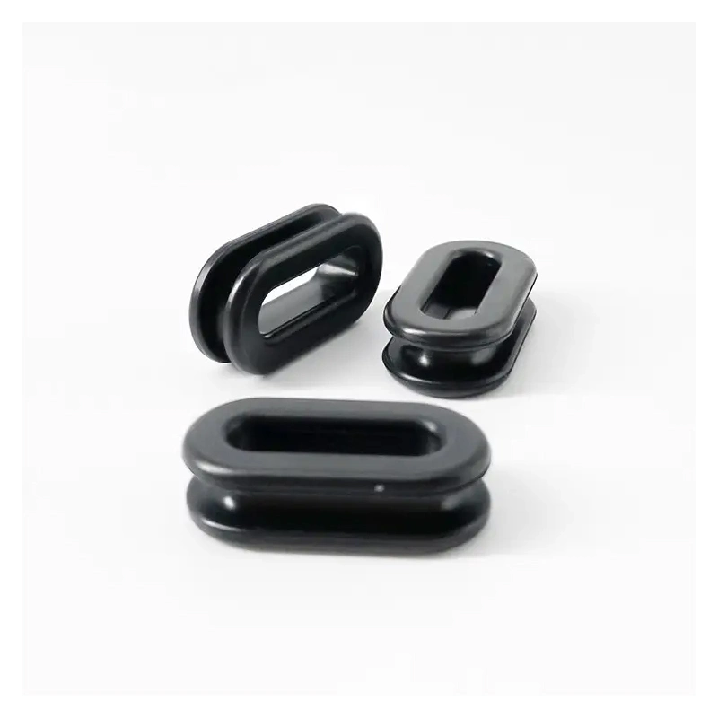 Neoprene EPDM Silicone Round Oval Blind Rubber Grommet for Cable Seal