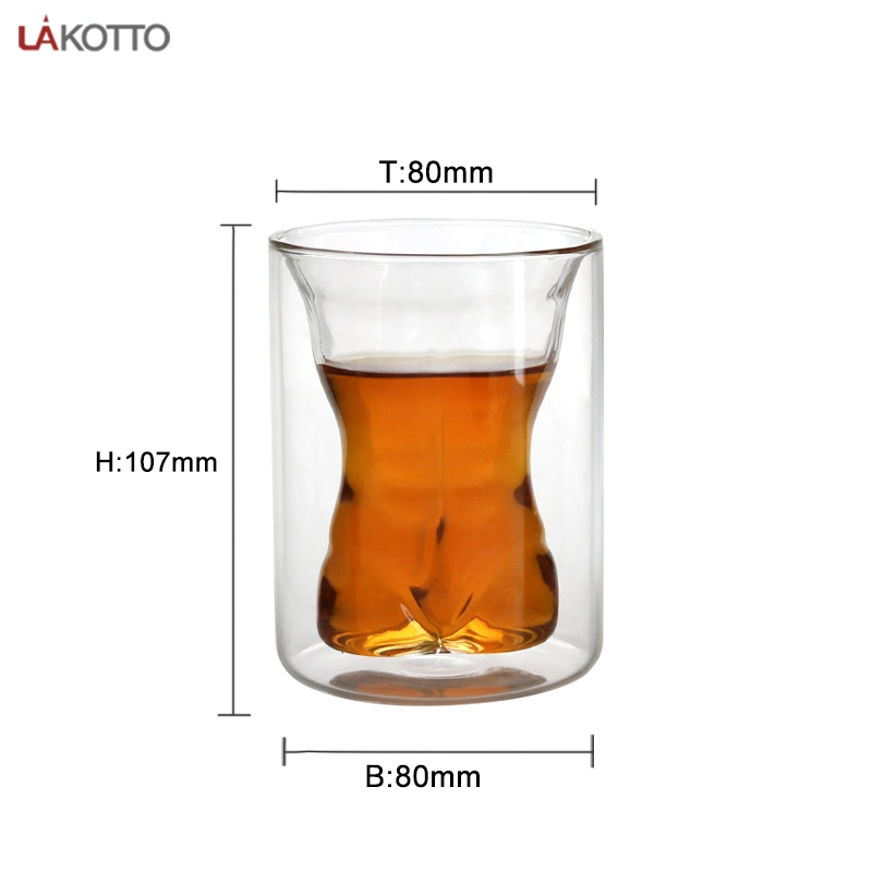 Food Contace Safe Clear Lakotto Tea Glass Cup Glassware with Cheap Price