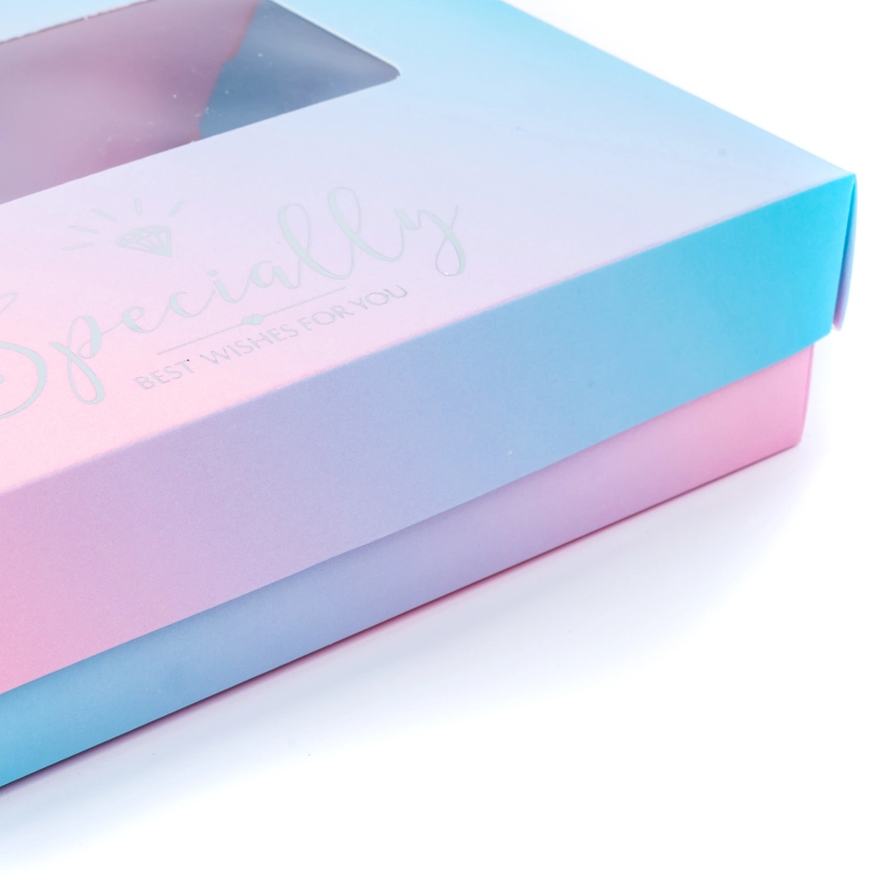 Custom Girl&prime; S Color Paper Gift Box with Window 10% off