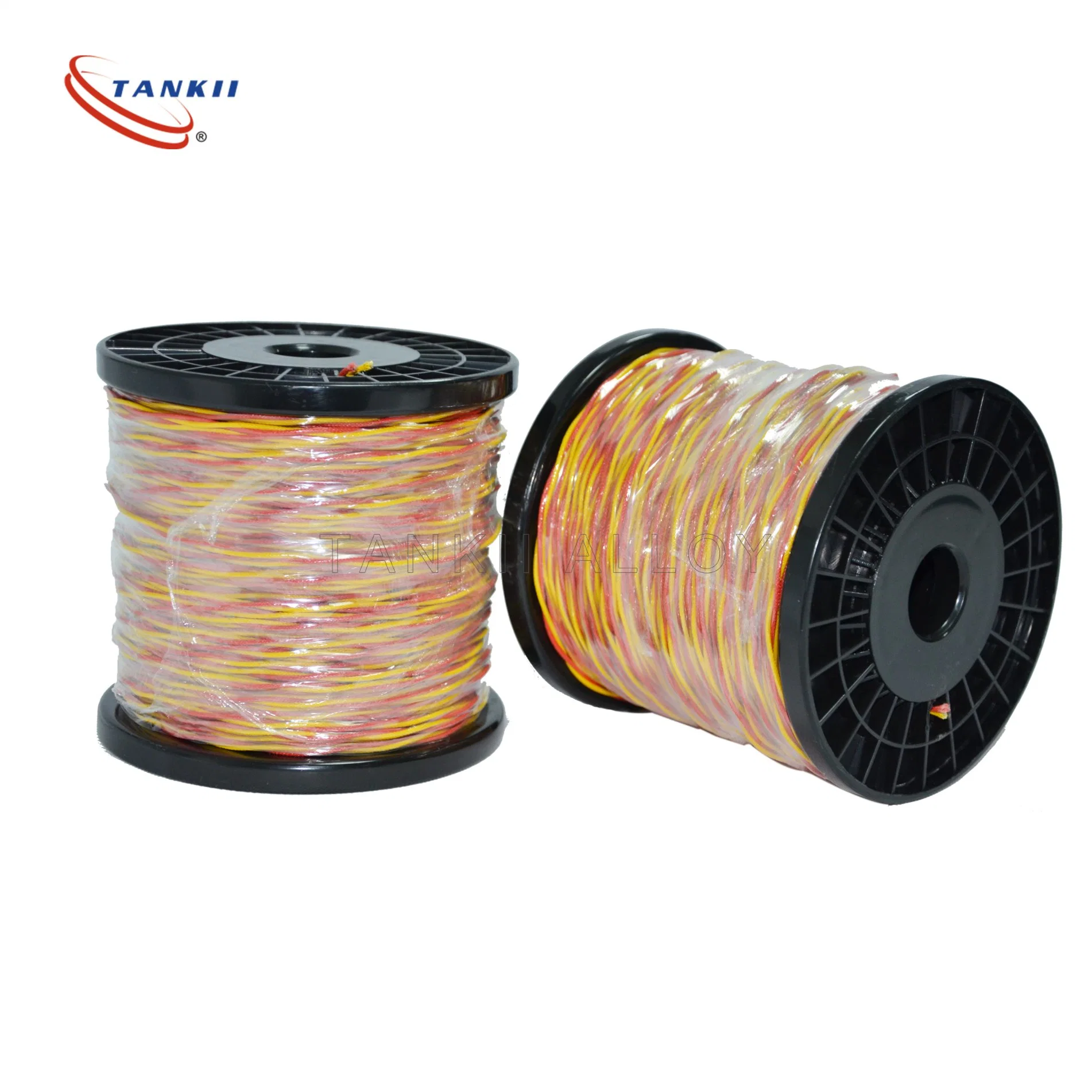 K type  2*0.711mm High Silica/fiberglass Insulation  Chromel/Alumel thermocouple Extension cable/wire