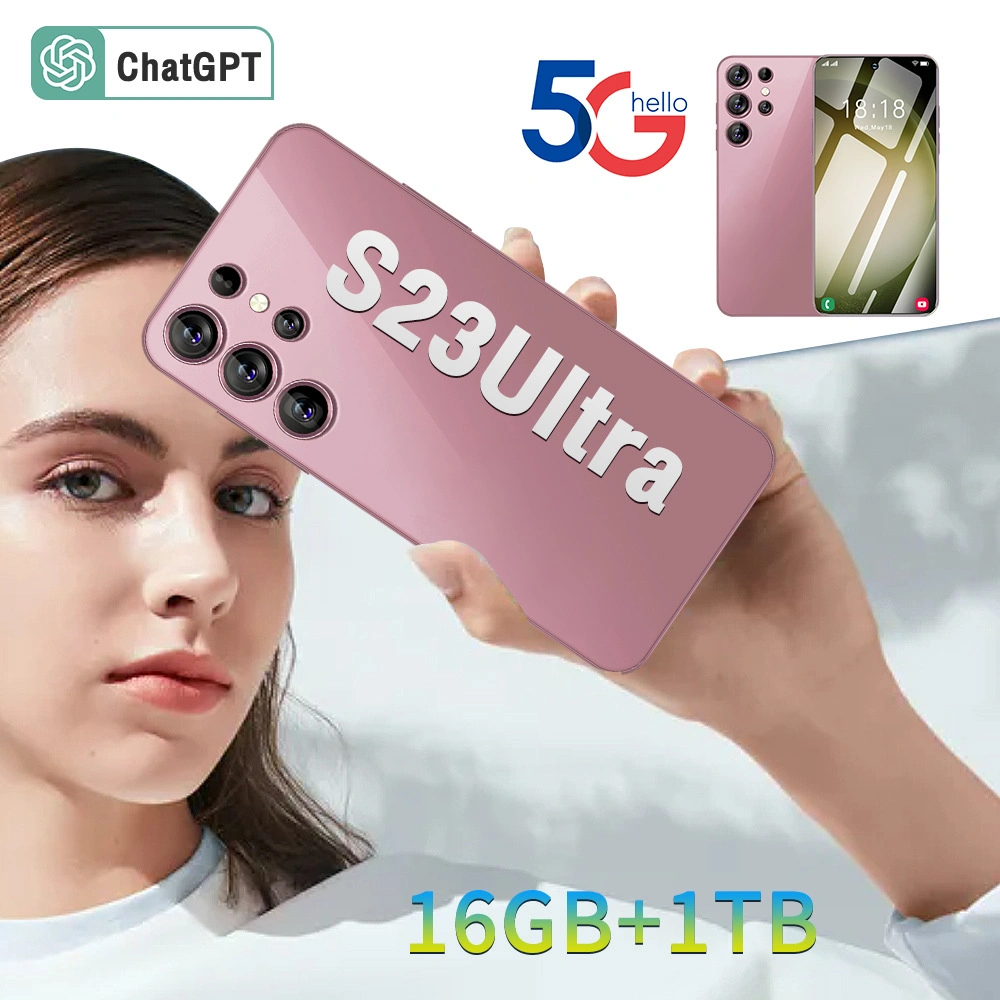 7.3Inch nuevo S23 Ultra 2 Juego SIM del teléfono móvil 5G Smartphone