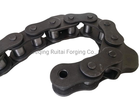 China Manufacturer of Forged Heavy Duty Transmission Conveyor Chain with Attachment in Industrial Line