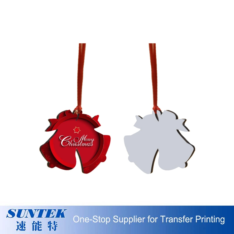 Wholesale/Supplier Christmas Ornament Suppliers Blank Sublimation Christmas Hanging Decoration Holiday Gift