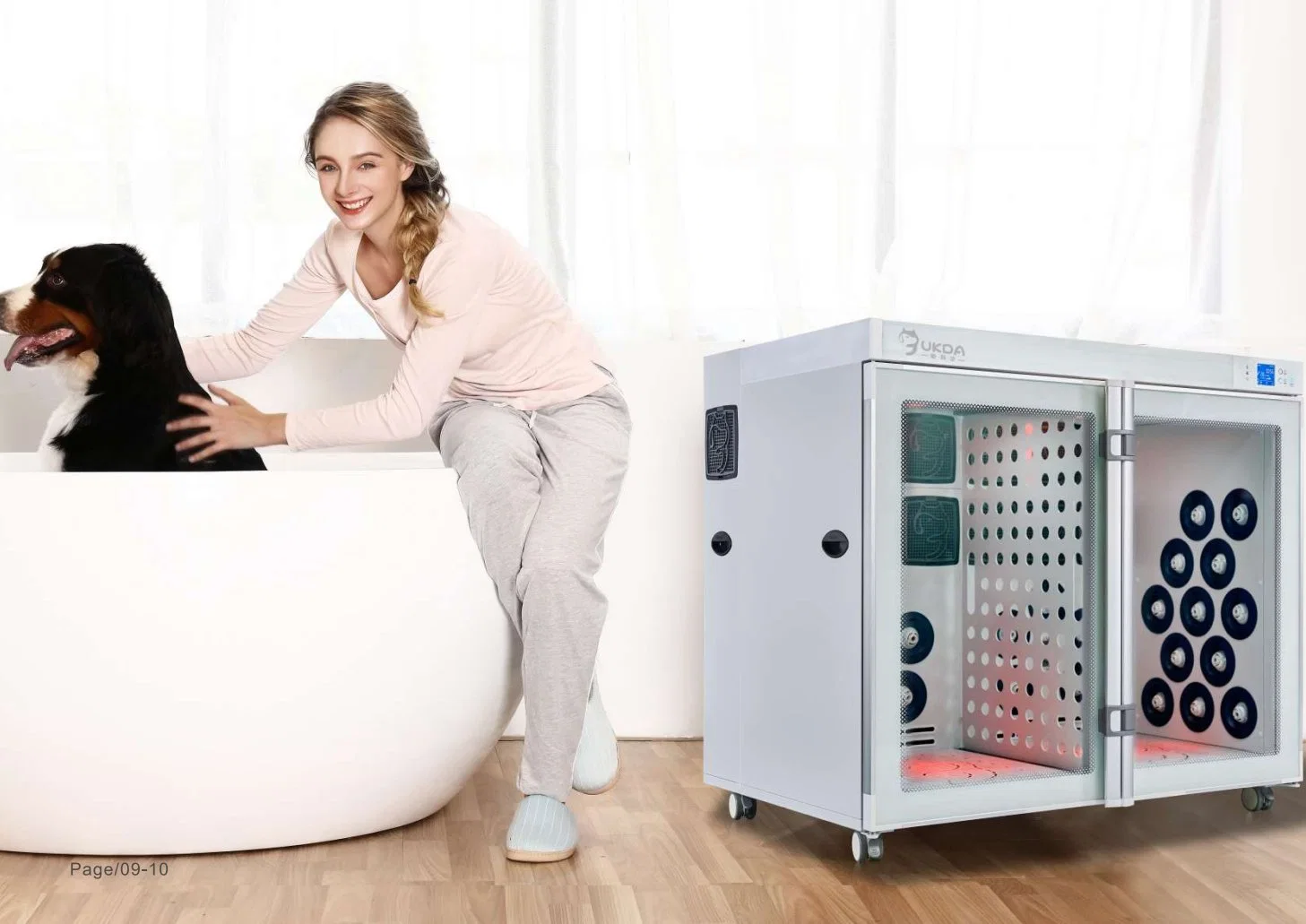 Mt Medical Hot vendre Smart chien toilettage anion rapide séchage boîte automatique du sécheur