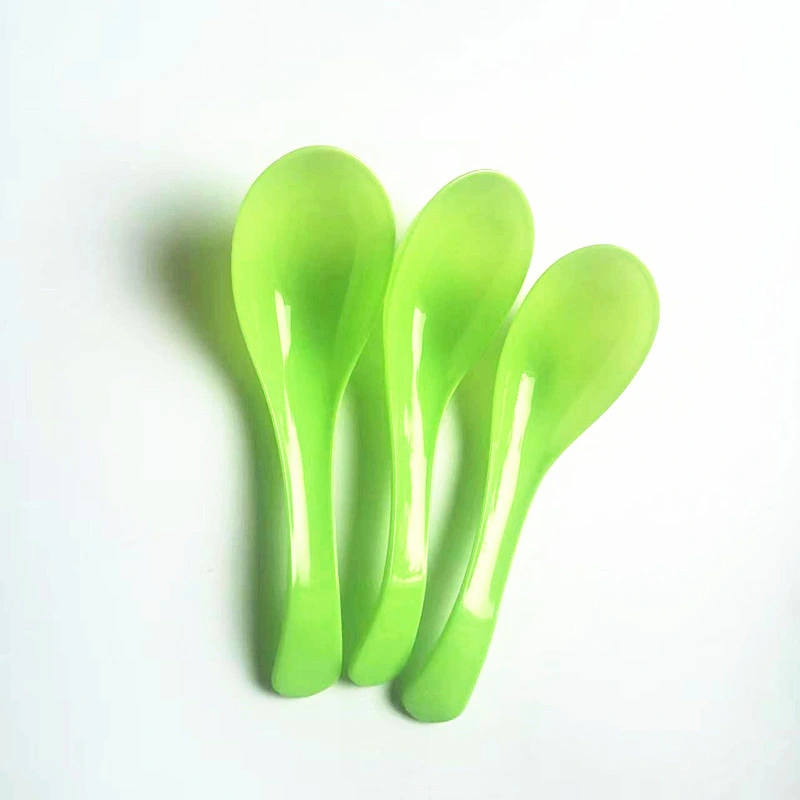 High quality/High cost performance Soup Rice Spoons Cutlery Coloured Disposable Plastic Spoon