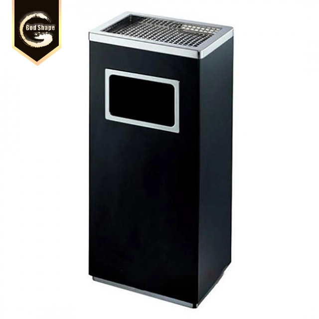 Outdoor Stainless Steel Custom Dustbin/Metal Trash Can 0801A