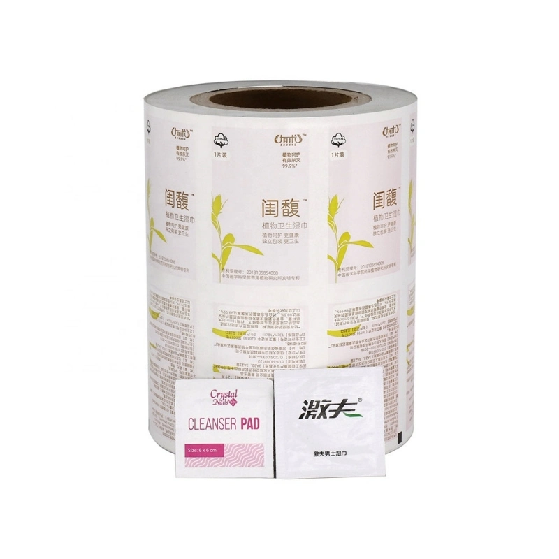 Using Adults Wipes Packaging 73/110g Aluminium Foil Paper Roll