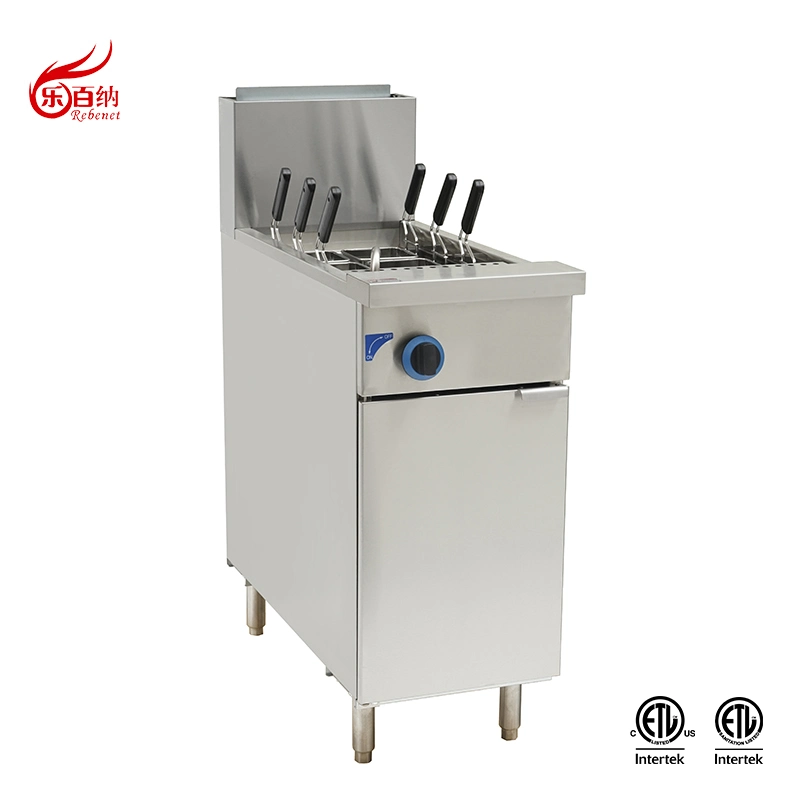 Commercial Stainless Steel Single Tank Six Holes Gas Pasta Noodle Cooker with Thermostat and Hi Limiter (PC11)