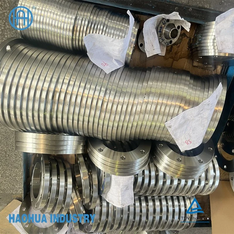 OEM Manufacturers Custom Carbon Steel Titanium Stainless Steel 304 Weld Neck Flange