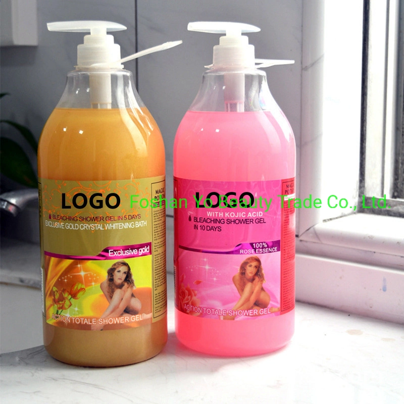 Customized Kojic Acid Bath Gel for Whitening Shower Black Skin 2L