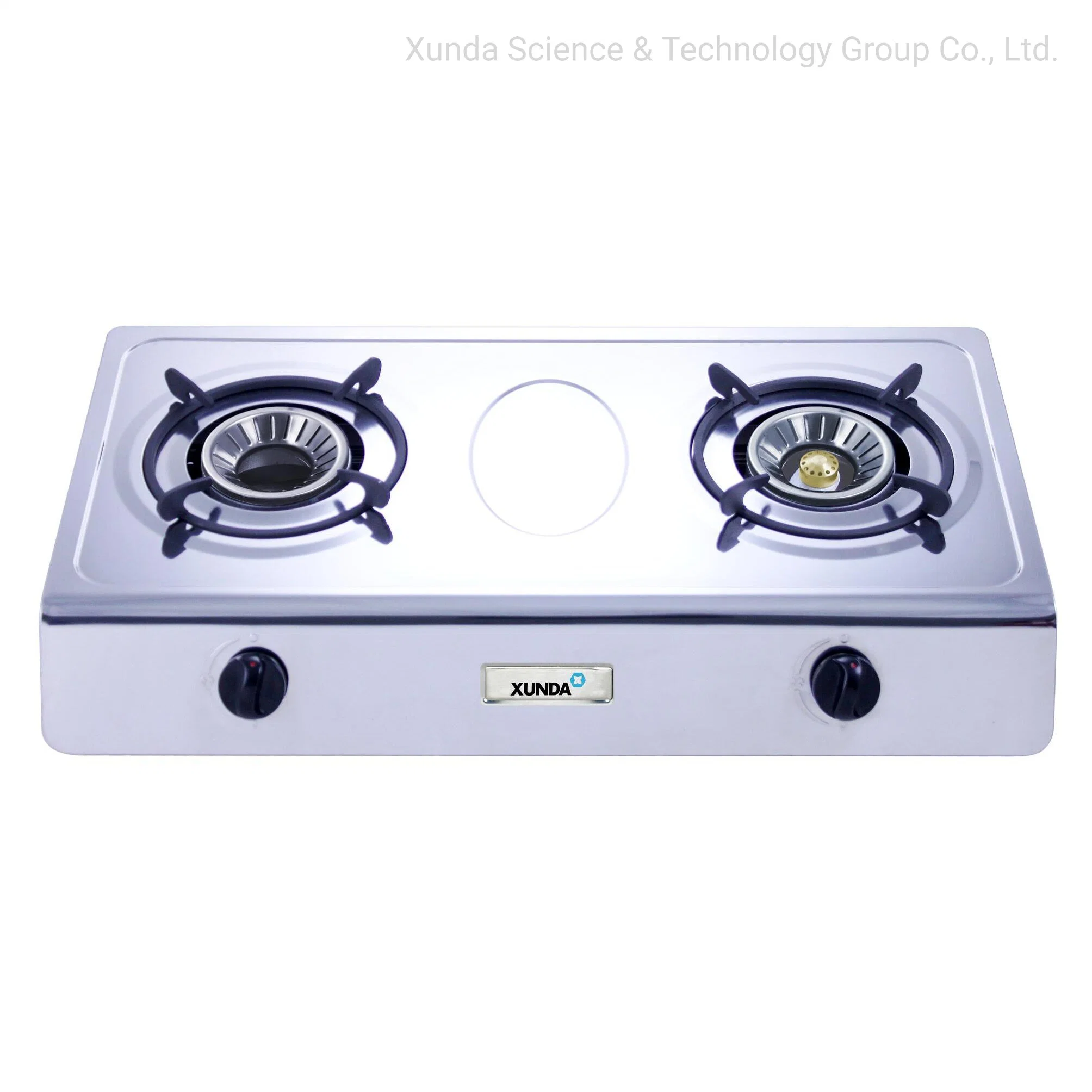 High quality/High cost performance  Full Stainless Steel Body Durable 2 Burners Table Top Efficient Gas Stove