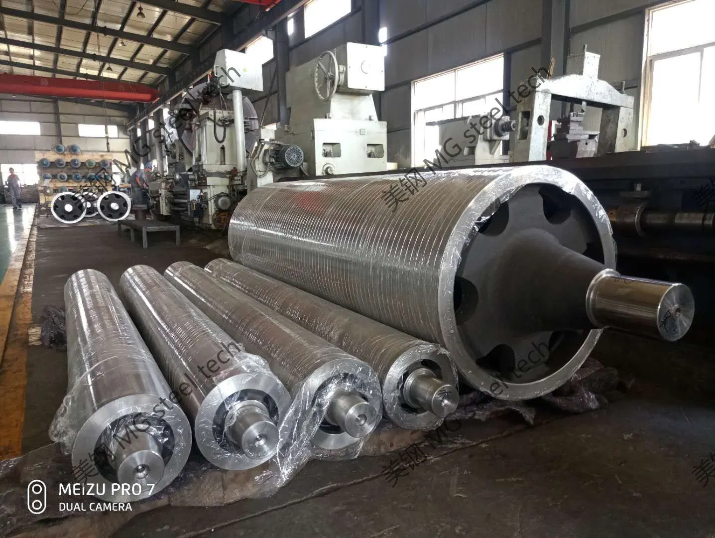 Sink Roll/Roller for Hearth and Cgl, Made From CF-3m, Zgcr22ni14, AISI410, Dch23, 316L, 317L, with Centrifugal Casting, Chill Mould Casting and Machining