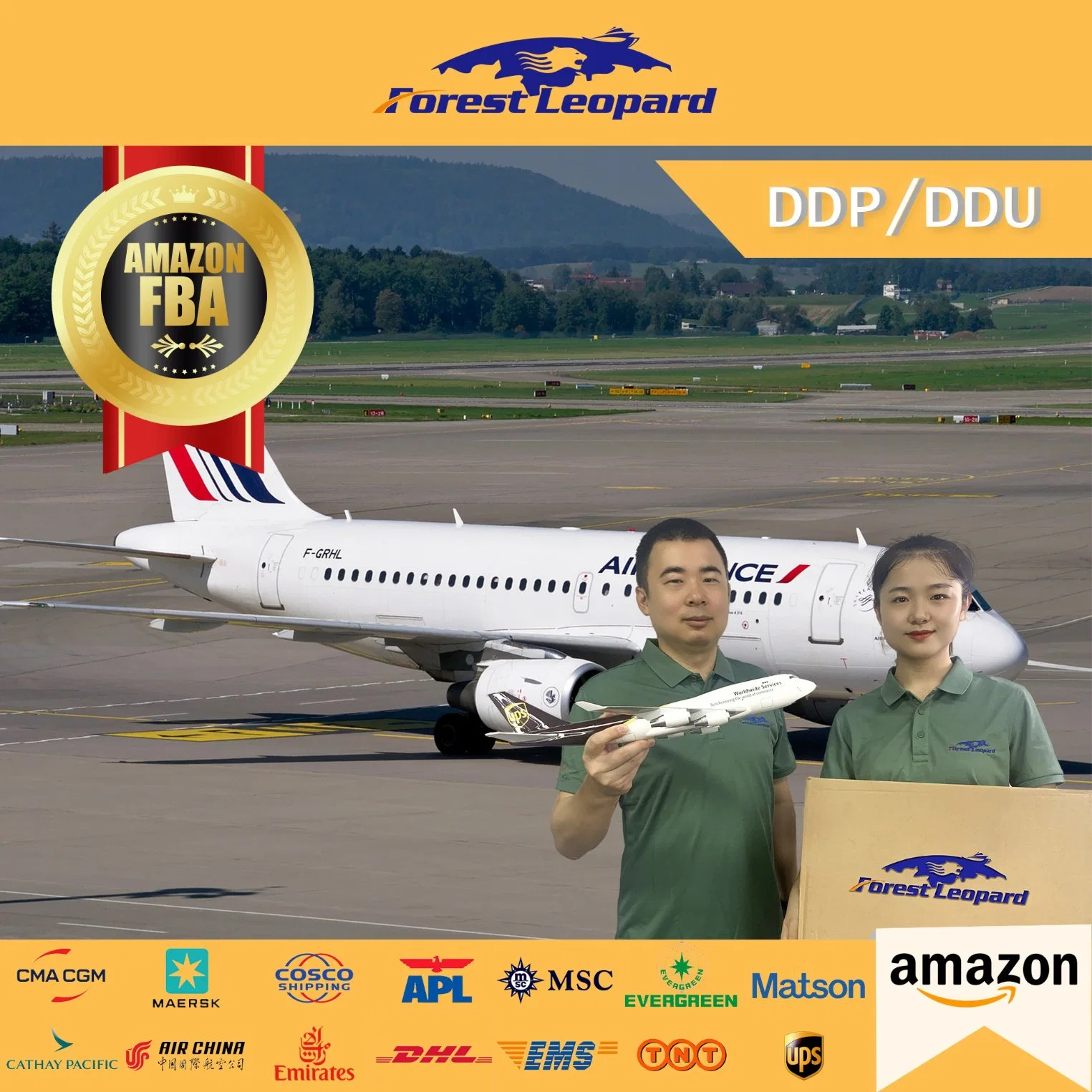 Fast Air Freight Forwarding DDP Agente de servicio de entrega puerta a puerta el envío de Shenzhen, China a EE.UU.