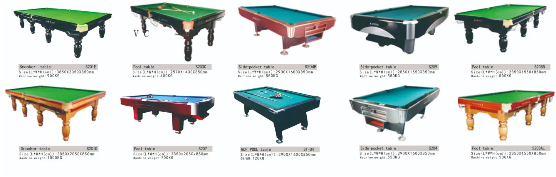 8FT 9FT High-End Modern Style of Nine Ball Pool Table Billiard Tables for Sale