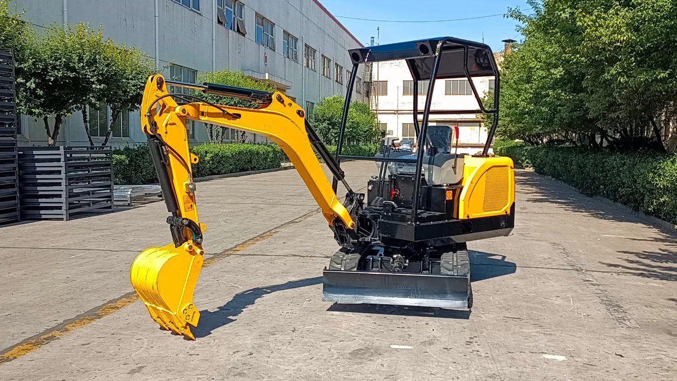 Smart Control remoto de la excavadora Mini eléctrico alimentado por batería de litio de 1 toneladas de las puertas de su uso en la decoración de jardín en casa uso comunidad