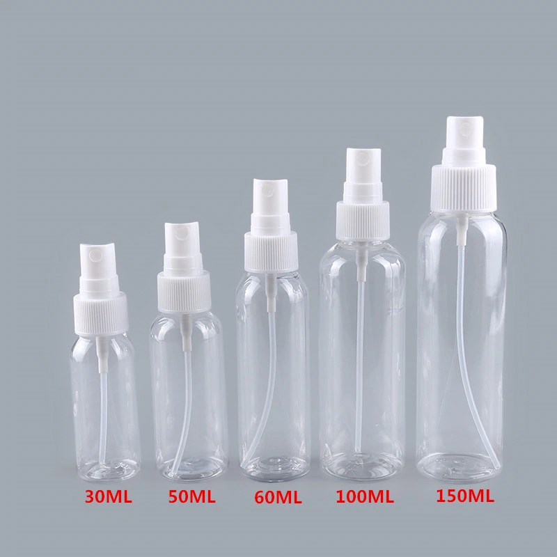 Hot Sale 30ml~150ml Plastic Pet Bottle with Mist Sprayer