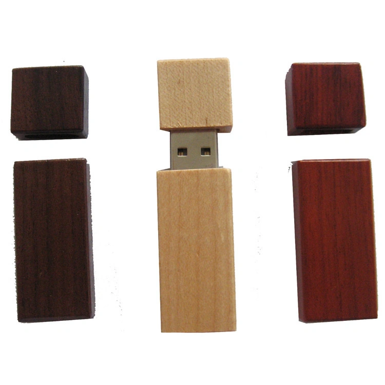 Slim Wooden Bamboo Flash Memory USB Disk 2GB 4GB 8GB