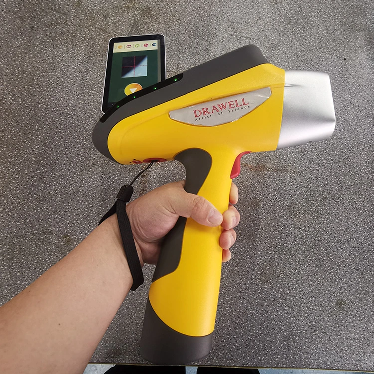 Dw-Ex7000 Drawell Espectrómetro de XRF portátil de metal de oro de XRF Analizador Xrf Analizador Xrf máquina de ensayo de Mano de oro