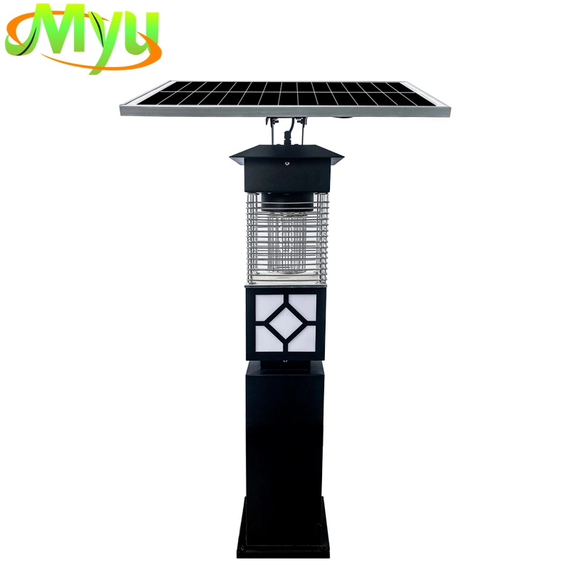 Upgrade Lithium Batteries Solar Panel Charging Waterproof Outdoor Use Mosquito Killer Lamp