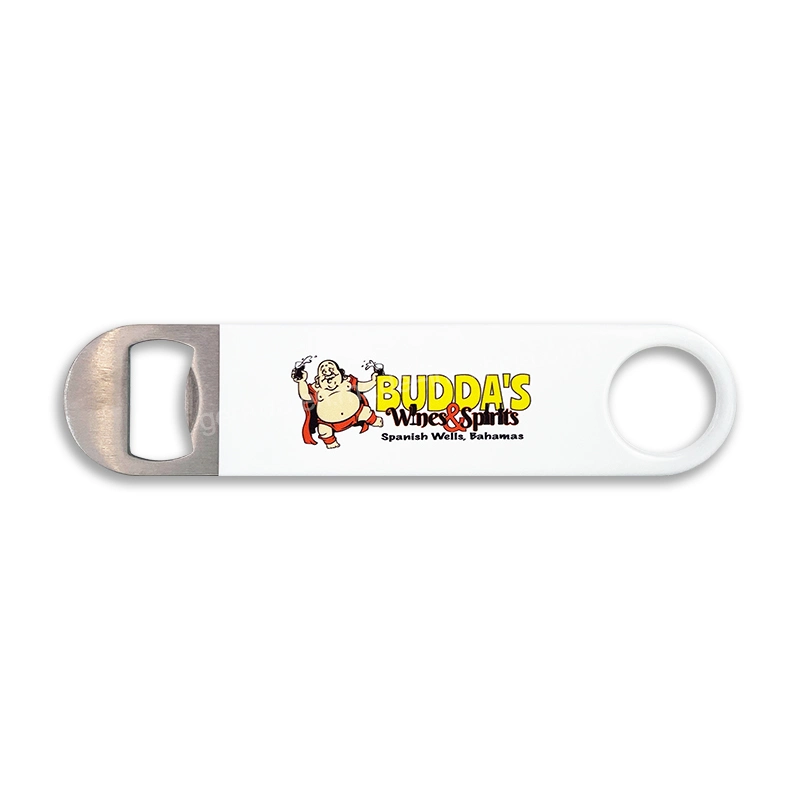 Wholesale/Supplier Bahamas Metal Stainless Steel Beer Bottle Opener with Customized Logo PVC Cover