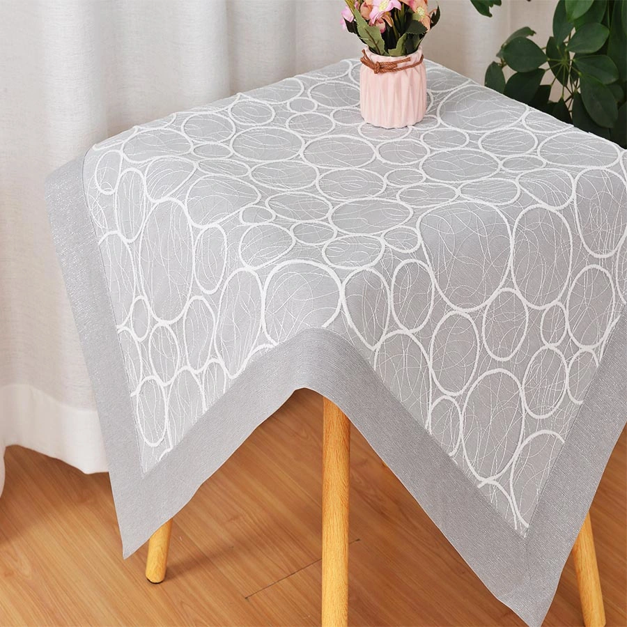 Water Proof Jacquard Yarn Dyed Tablecloth for Hotel