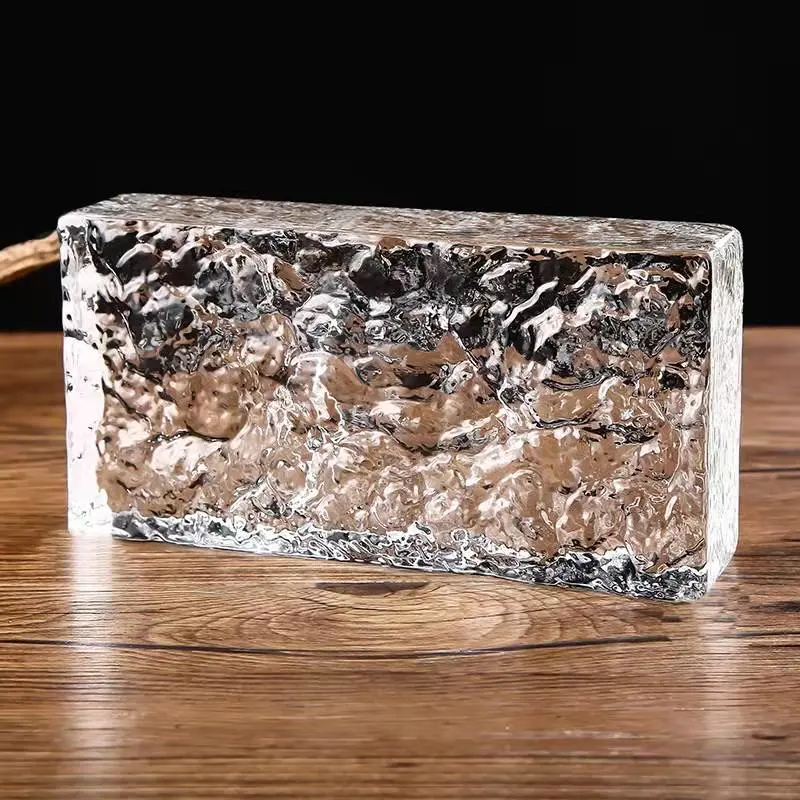 Original Factory Glass Crystal Brick for Home House Decoration Solid Building Glass Block for Sale