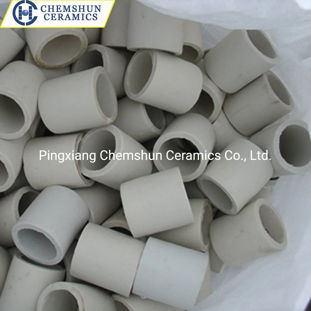 25mm 50mm Chemical Random Tower Packing Raschig Ring Ceramic