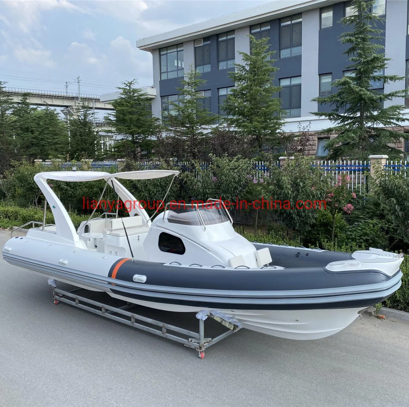 Liya 8.3meter Large Rib Boat Fiberglass Passenger Boat with 12people