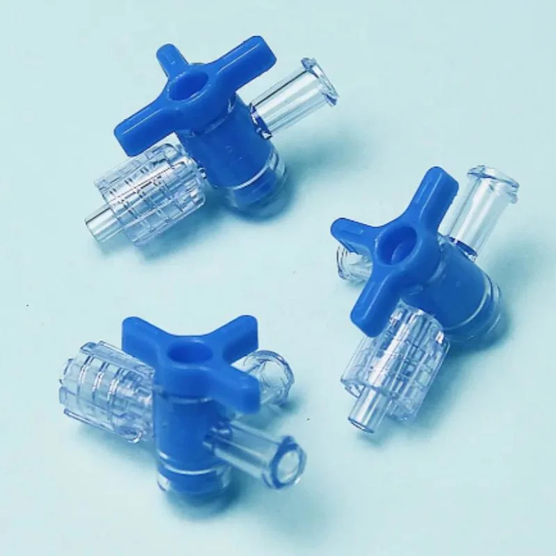 Medical Disposable Supplies Luer Lock Multiple Channels Three Way Stopcock