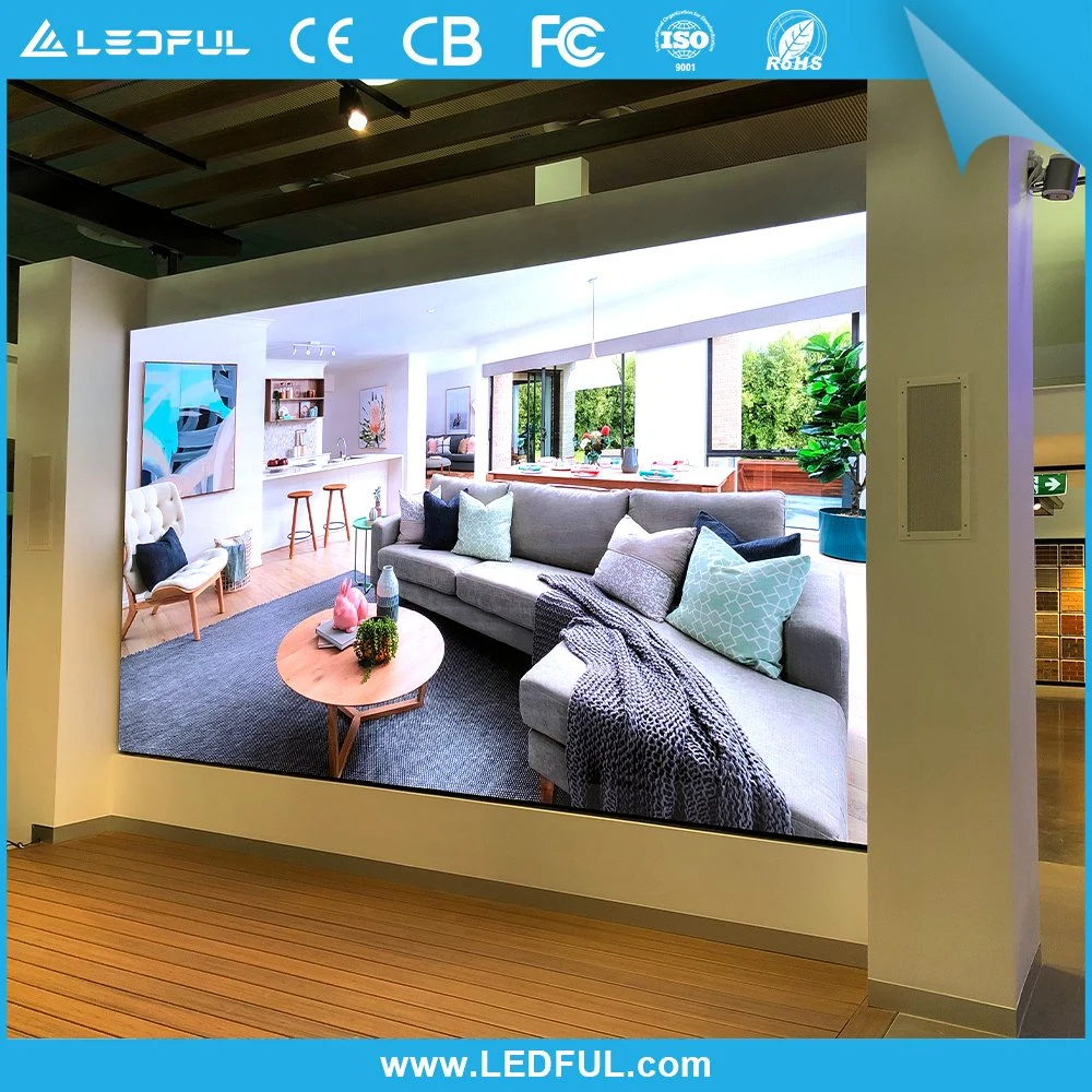 Pantalla LED interior P1,5 P2,0 P2,5 pared pantalla de realidad virtual Para LED Church 320X160 pantalla LED