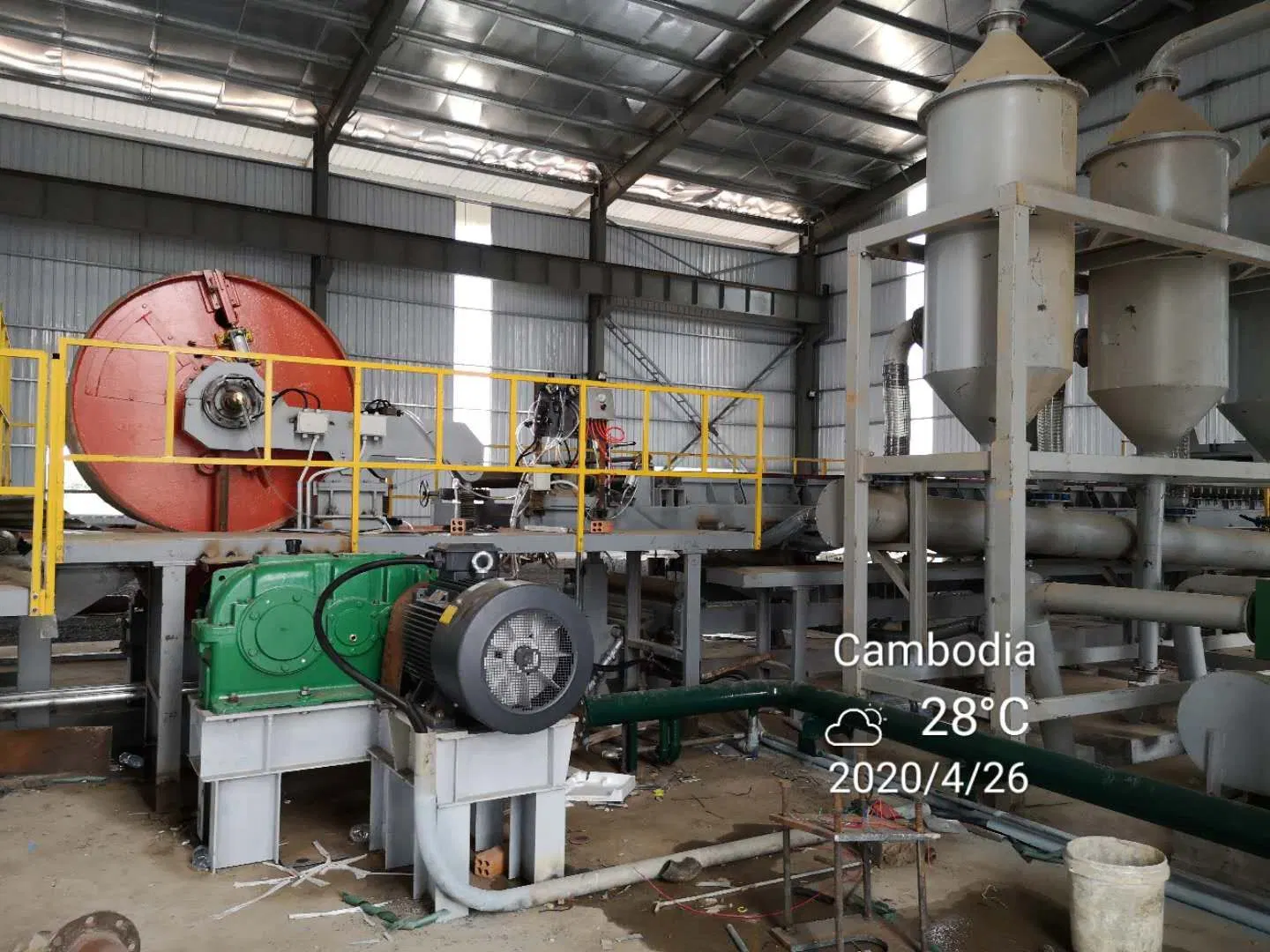 China Amulite Flat Fibre Cement Board Production Line