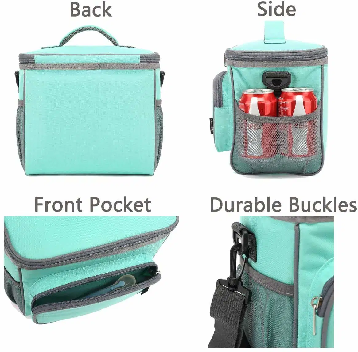 Wholesale/Supplier 600d Insulated Cooler Lunch Bag Food Use Cooler Box for Outdoor