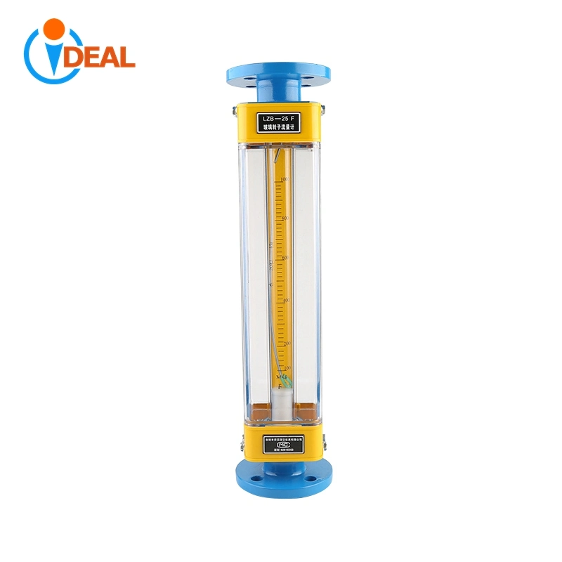 Lzb Glass Flow Meter for Liquid and Gas Glass Rotameter Flange