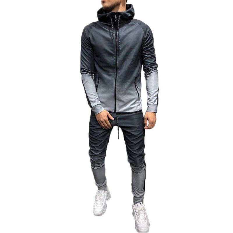 La alta calidad montados Mens Algodón Tracksuits emparejador de deportes de moda