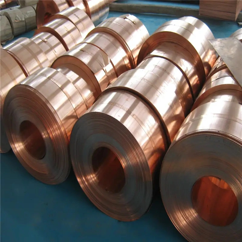 Beryllium Copper Foil Copper Foil Coated Battery Copper Nickel Strip /Factory Stock ASTM C1100 C1200 0.5mm Thick C10100 Copper Strip/Foil/Tape