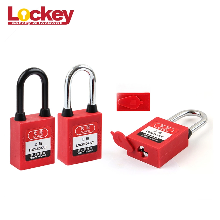 Loto 38mm Dust Proof Steel Shackle Safety Pad Lock with Colorful Bodies