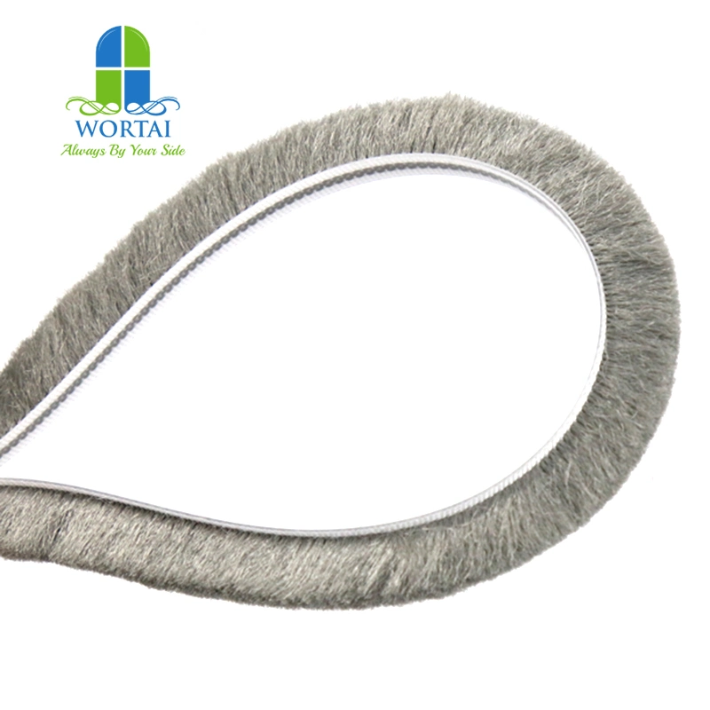 Staubdichte Weather Strip Wollpile Mohair Bürste Dor Garderobe Tür Dichtung