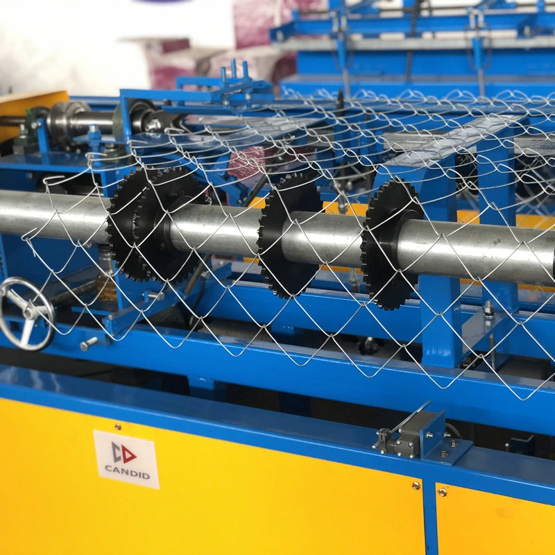 Automatic Chain Link Fence Diamond Wire Mesh Making Machine Supplier