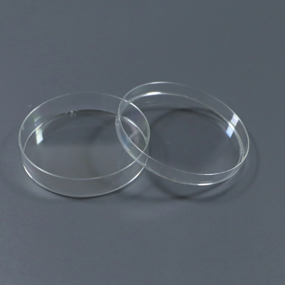 70mm 90mm Culture Lab Glassware Clear Transparent Plastic Disposable Glass Sterile Dish