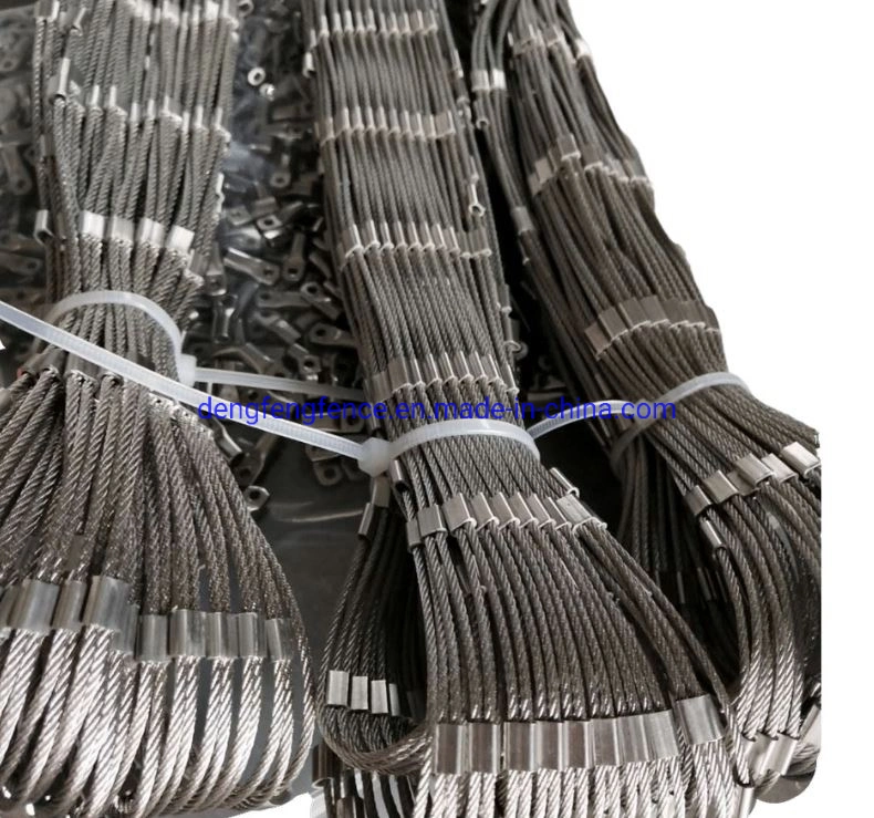 Câble en acier inoxydable 316L, fil en acier inoxydable, fil en maille d'oiseau Usine de compensation