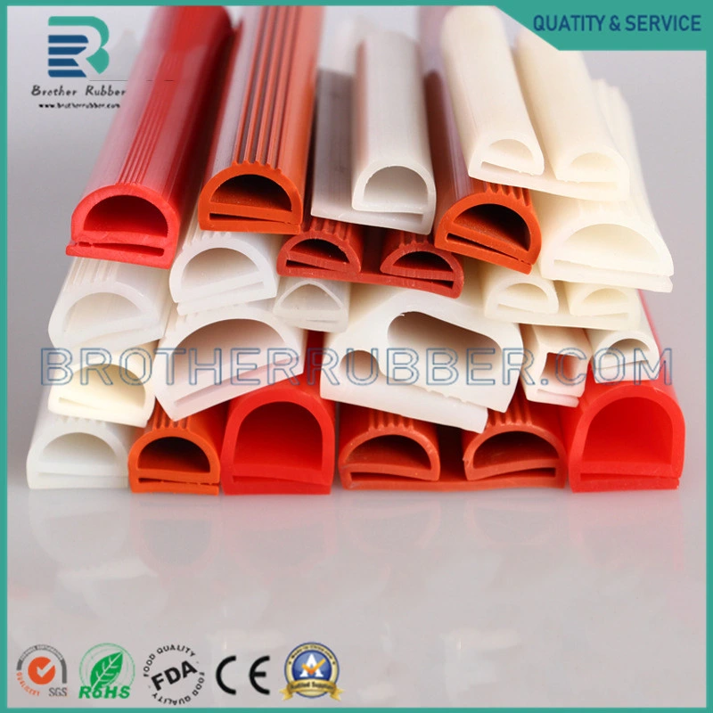 Customize E Type Silicon High Temperature Sealing Strip for Oven Doors