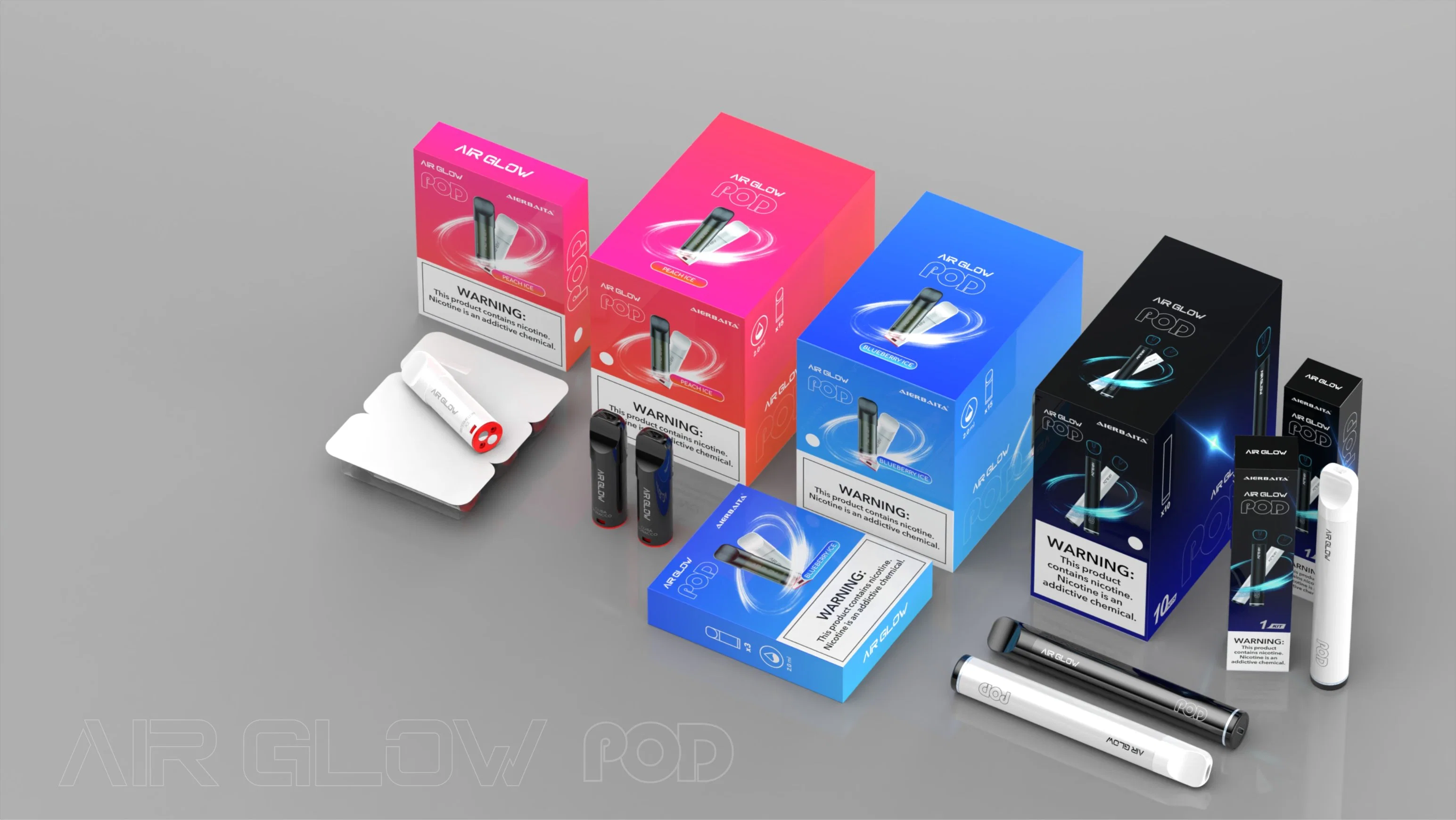 Elektronische Zigarette 500 Puffs Einweg-Vape Pen Einweg-Vape Pen Hits Pod System Rechargeble Vape