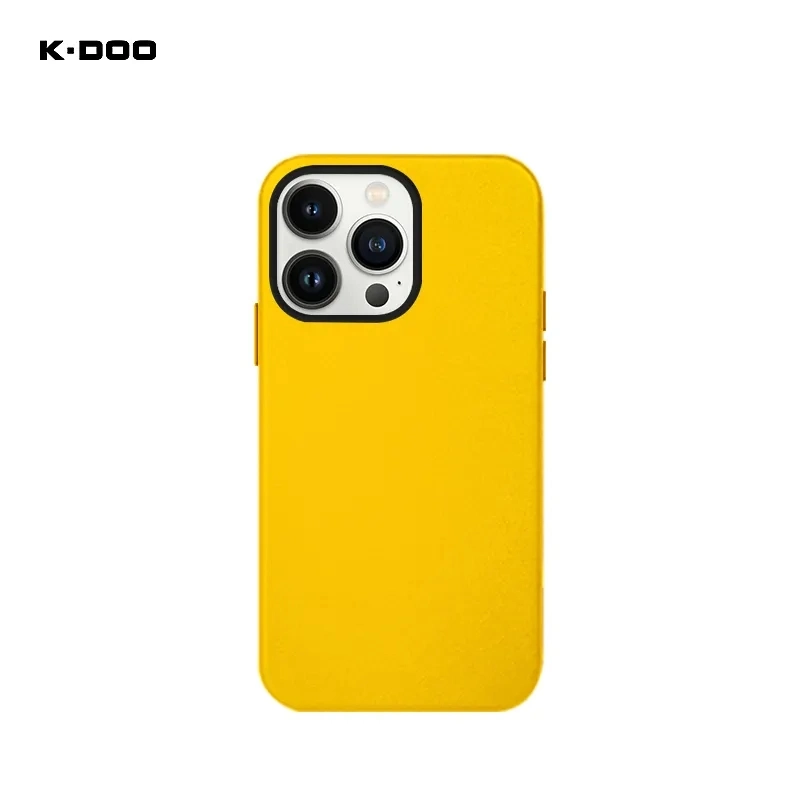 K-Doo Collection Design with Magsafe Leather Case High quality/High cost performance  Back Cover for 12-13promax