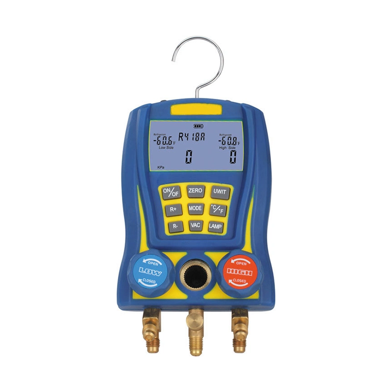 Instrumentos de medición de alta precisión digital Pantalla LCD indicador de presión del colector