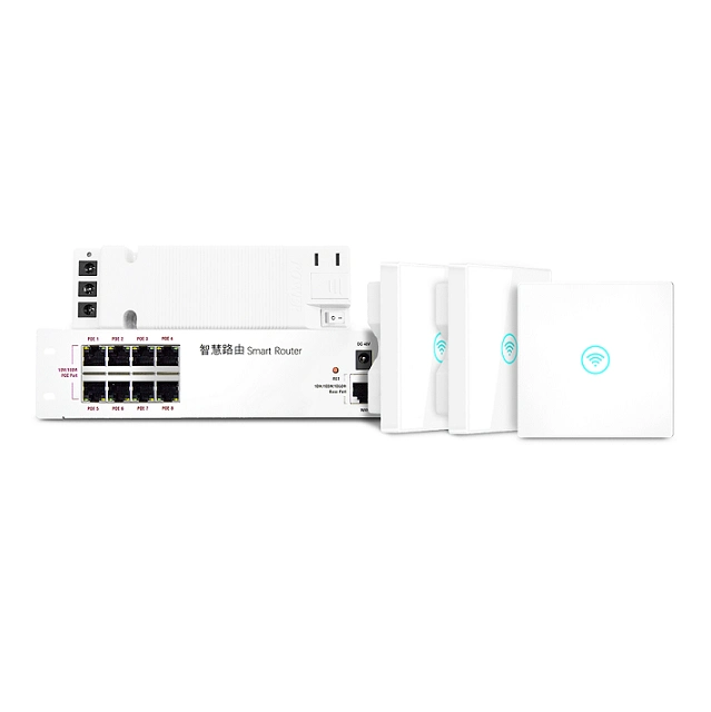 Router inteligente muy estable con Poe y función de controlador de CA, proporcionan energía/Ethernet inalámbrico Ap, a continuación, el Centro de gestión